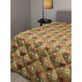 thumbnail image 2 of Savannah Down Alternative Comforter, Earthy Jeans Denim Inspired Patchwork in Giraffe and Zebra Design Art Print, Microfiber Quilt for All Season, 5 Sizes, Black and Brown, by Ambesonne, 2 of 3
