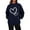 Navy, variant on hotojiny Valentine's Sweatshirt for Women Mock Neck Cute Heart Shirts Casual Long Sleeve Valentine Pullover Clothes Tops with Pocket