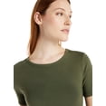 thumbnail image 3 of Time and Tru Women's Ruched Knit Dress with Short Sleeves, Sizes XS-XXXL, 3 of 3