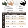 thumbnail image 6 of Cassie Liz Smoothing Wireless Bras for Women Comfort Seamless Bra Full Coverage Push Up Bra Adjustable Padded Bra, 6 of 7