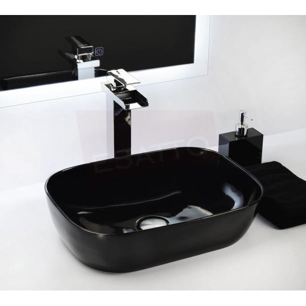 Esatto® Kit Vonia Cc Paquete De Precio Mejorado Con Lavabo, Llave Y Desagües Listo Para Instalar ESATTO PAQUETE COMPLETO DE LAVABO PARA BAÑO