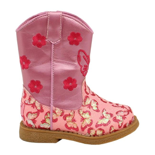 4400430 Blazin Roxx Toddler-Girls sz 4-Lil/' Pecos Boot Round Toe