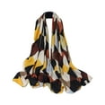 thumbnail image 1 of Transemion Warm Cozy Women Cotton Scarf Accessory For Cold Days Versatile Easy To Match Yellow, 1 of 6