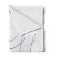 thumbnail image 2 of Father's Day Soft Flannel Fleece Throw Blanket, Daddy Love U 4 Ever Typography in Modern Font on Plain Background Print, Cozy Plush for Indoor and Outdoor Use, 70" x 90", Multicolor, by Ambesonne, 2 of 5