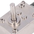 thumbnail image 3 of Micro DC motorreductor auto bloqueo ajustable velocidad desgaste resistencia gusano engranaje motor dc24v 18W, 3 of 8