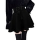 thumbnail image 1 of Minifalda gótica punk a cuadros para mujer - Cintura alta, plisada, corte en A, cordón decorativo, tallas S-XXL para cosplay y fiestas, 1 of 4