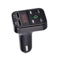 thumbnail image 2 of Adaptador De Transmisor Fm Para Automóvil Cargador de coche de llamada 12V-24V Adaptador de coche de radio M con pantalla digital Negro Sywqhk Accesorios para autos y motos, 2 of 2