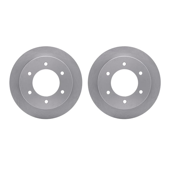 Dynamic Friction Company Rear Brake Rotors 6002-67076