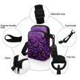 thumbnail image 5 of HELLHERO Bat Pattern Design Underarm Shoulder Bag, Double Layer, Casual Travel Polyester 4.33x1.97x7.09, 5 of 7