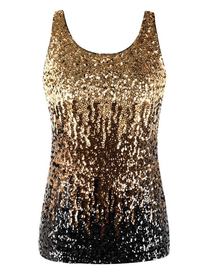 PrettyGuide Women Shimmer Glam Sequin Embellished Sparkle
