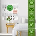 thumbnail image 3 of OUSITAID 4PCS Peg Board Plastic Pegboard Wall Organizer Panels Mount Display Pegboard Kits fit Pegboard Storage for Craft Room Garage Kitchen Workshop, 3 of 7