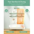 thumbnail image 4 of Momcozy 3 Layers Large Bottle Sterilizer and Dryer, Fast Sterilize and Dry, 4 of 10