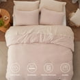 thumbnail image 3 of U by Bedsure 2 Pieces Twin Comforter Bedding Set, Pink Comforter Set for All Seasons, 1 Lightweight Prewashed Comforter and 1 Pillowcases,Twin,Rose Dust, 3 of 7