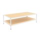thumbnail image 3 of Mesa Centro TRAZO 120x60 Blanco Semi mate-Roble PEME DOMUS TRAZO/Mesa, 3 of 4
