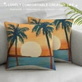 thumbnail image 3 of PHYHOO  Modern Tropical Pillow Covers Leaves Palm Tree Decorative Throw Pillow Cases Soft Velvet Outdoor Pillow Covers for Patio Sofa Couch Bedroom Home Decor, 3 of 5