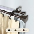 thumbnail image 4 of Wolfgang 13/16" Dia Double Bay Window curtain rod Adjustable 20"-36", 38"-72" - Cocoa,(ABay-01-7D), 4 of 4