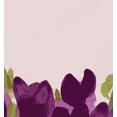 thumbnail image 2 of Simply Daisy's Tulip Blossom Garden 18x14 inch Purple Floral Print Placemat (Set of Four), 2 of 2