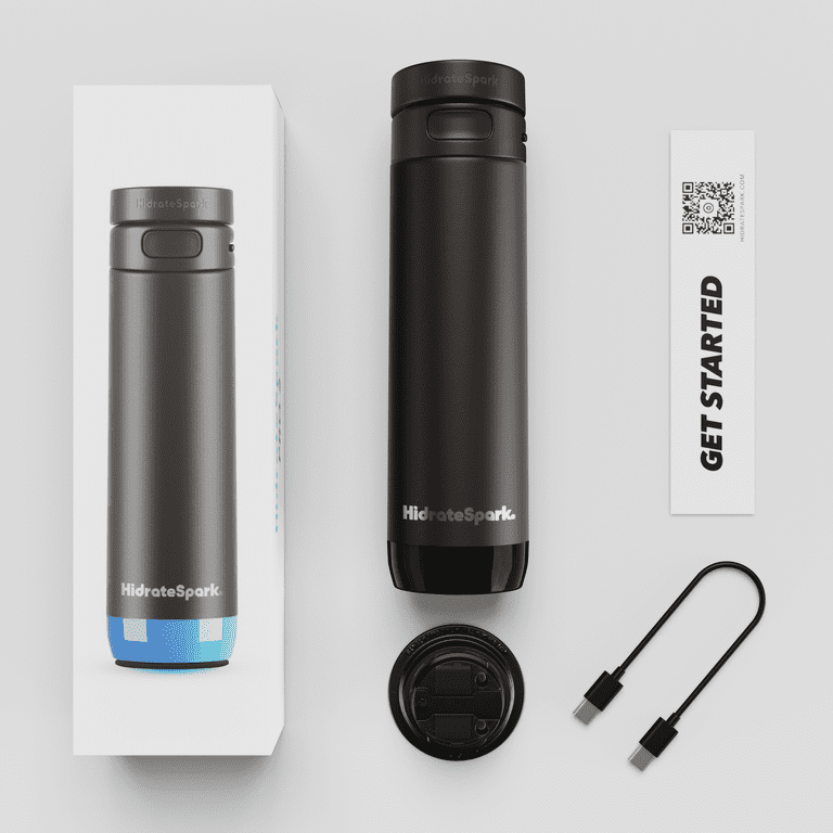 HidrateSpark PRO 2 21 oz Smart Hydration Tracking Water Bottle