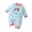 Light blue, variant on Toddler Kid Jumpsuit Pants Clothes Newborn Infant Baby Girls Striped Keep Warm Long Sleeve Romper Jumpsuit Summer Jumpsuit For Girls Boys