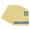 Soft Yellow, variant on Yellow 4x4 Inch Uncut Art Mat Board - No Opening - 1 Mat