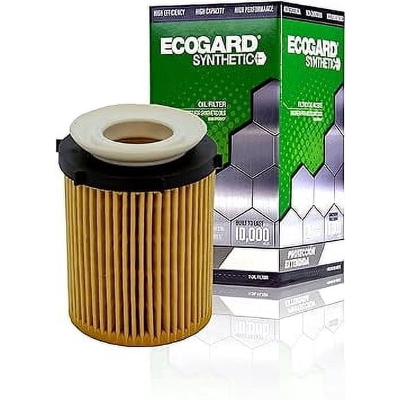 ECOGARD S10259 Cartridge Engine Filter for Synthetic Oil-Premium Replacement Fits Mercedes-Benz C300, CLA250, GLA250, GLC300, E300, Metris, SLK300, SLC300, B250, C350e, CLA45 AMG