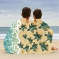 thumbnail image 5 of Riecok Beach Towels 2025 New beach Summer Oversized Microfiber Beach Towel bath towels Super Absorbent Fast Drying Beach Towel (150x75CM), 5 of 10
