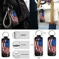 thumbnail image 7 of Uorisanigo American Flag Print Car Seat Covers Full Set 10 Pcs with Soft Elastic Fabrics Car Seat Belt Cover Steering Wheel Cover Auto Water Cup Coaster Chapstick Holder Universal Fit for Cars,Suvs, 7 of 7