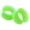 Green (uv), variant on Pair of Extra Wide Silicone Tunnels Ear Gauges Plugs 5 Colors in 8g thru 18mm