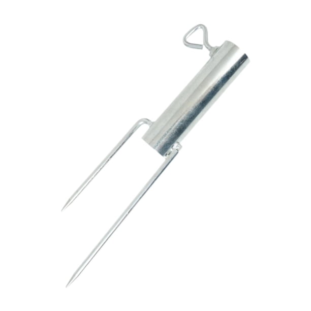 Anclaje para sombrilla de patio, de metal, con 2 tenedores, resistente, para exteriores, para jardín y .