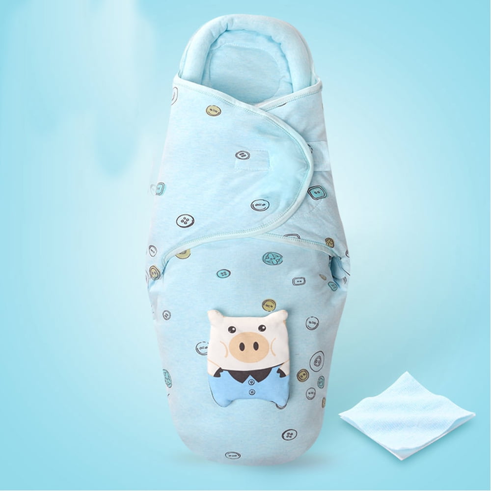 Newborn Baby Boy Girl Winter Warm Swaddle Wrap Swaddling Blanket Sleeping Bag