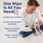 Snugell CPAP Mask Wipes Aloe Vera 70 Count Unscented