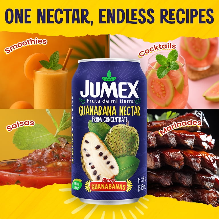 8 pack) Jumex Guanabana Soursop Juice Nectar, 11.3 fl oz - Walmart.com