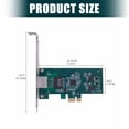 thumbnail image 6 of Networking Card PCIE Networking Adapter 82574 Chip 10/100/1000Mbps Gigabit Ethernet Card for Desktop PC, 6 of 9