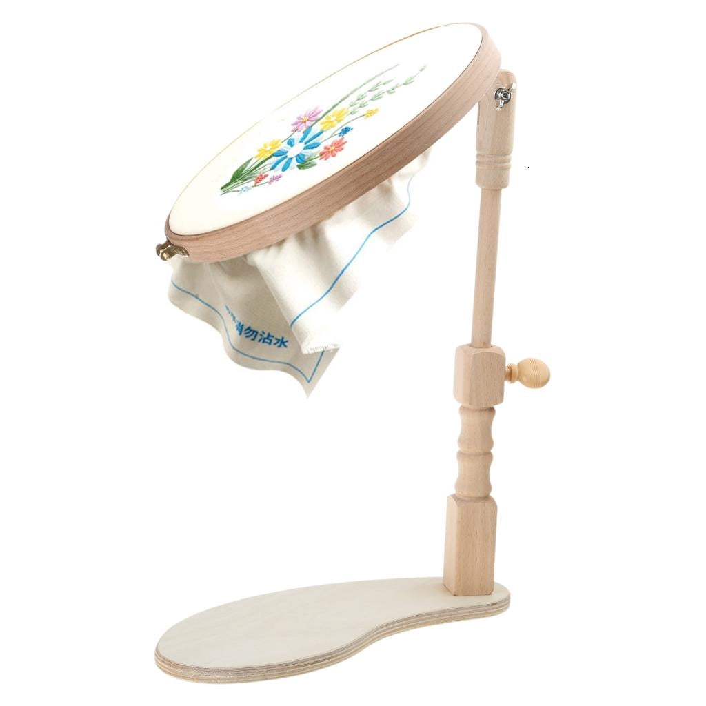 Adjustable Embroidery Hoop Stand Embroidery Hoop Holder Embroidery Stand for Hand Sewing, Embroidery Craft