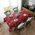 thumbnail image 4 of Rectangle Patriotic Memorial Tablecloth Stainproof Tablecloths,Wipeable Table Cloth Wrinkle-Free for Round/Rectangle/Oval/Square/Dining/Party,Stars Red Blue Fireworks 4th of July 60x102, 4 of 6