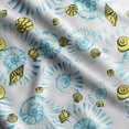 thumbnail image 1 of Soimoi Sea Shell Printed, Poly Canvas Fabric, Decor Sewing Fabric by The Yard 56 Inch Wide,Decorative Fabric for Curtains Tote Bags, Blue & Gray, 1 of 5