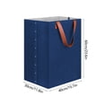 thumbnail image 3 of AZXY Collapsible Laundry Basket,Fabric Laundry Hamper,Dirty Clothes Hamper for Kids with Handles,Foldable Large Laundry Basket Tall,Clothes Hampers, 3 of 6