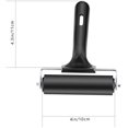 thumbnail image 2 of 10cm brayer Roller,Handle Rubber Roller, Paint and Ink Roller, 2 of 5