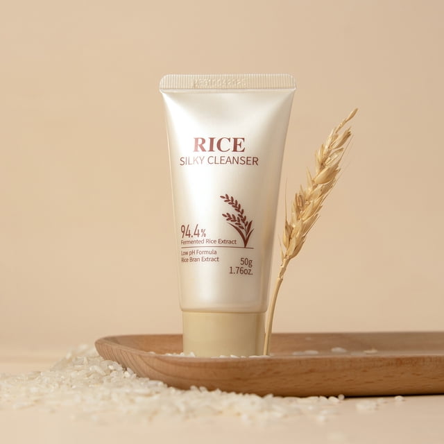 Pisexur Belleza Maquillaje Limpiador facial de arroz: Hidrata, calma y repara la barrera cutánea (50 g)para mujeres y hombres