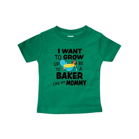 

Inktastic I Want To Grow up To Be a Baker Like My Mommy Gift Baby Boy or Baby Girl T-Shirt