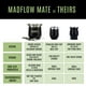 thumbnail image 5 of Taza para yerba mate MADFLOW de acero inoxidable con 2 bombillas, 5 of 7