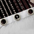 thumbnail image 4 of Feelyou Hippie Aztec Adult Curtains Pack of 2 (42x84 Each), Black Red Abstract Stripes Curtains Blackout, Bohemian Western Style Bedroom Curtains, Blackout Curtains Home Decor, 4 of 6