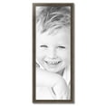 thumbnail image 2 of ArtToFrames 16" x 42" Muted Silver Picture Frame, 16x42 inch Silver Wood Poster Frame (WOM-4626),  Pack, 2 of 8