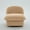 khaki, variant on Accent Chairs Swivel Accent Chair, 360-degree Metal Base with Velvet Fabric Upholstery, Comfy Pumpkin-Shaped Swivel Chair for Living Room, Bedroom, or Office,Fabric Accent Chairs