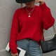 thumbnail image 1 of Puntoco suéter mujer Casual sólido tejido aguja gruesa cuerda retorcida manga larga cuello redondo suéteres blusa liquidación de Navidad Puntoco Puntoco-5403, 1 of 1