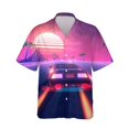 thumbnail image 4 of Camisas hawaianas de moda para hombre, camisas casuales de manga corta con botones hacia abajo para hombre, blusa de verano con estampado 3D, ropa de calle, 4 of 5