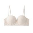 thumbnail image 1 of Workout Bra Women Convertible Bra Feature V-Neck Molded Bra Style W-780 White M, 1 of 7