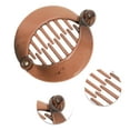 thumbnail image 2 of Unique Bargains 1 Pc Elegant Round Fish Shape Hair Clips Hairdo Clip Brown, 2 of 5