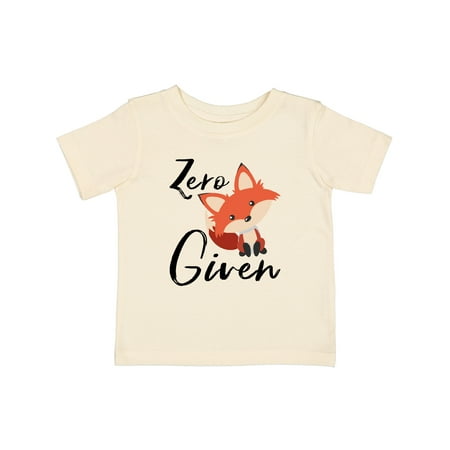 

Inktastic Zero Fox Given Gift Baby Boy or Baby Girl T-Shirt