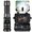 1pc, variant on 1/2 Pack Super Bright Rechargeable COB LED Flashlight, 5 Lighting Modes with Digital Display, USB Charging Durable ABS Tactical Light for Camping, Hiking and Emergencies